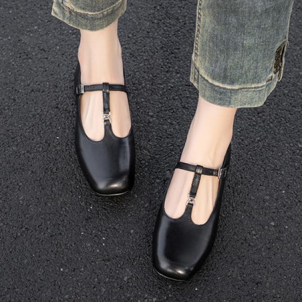 Handcrafted Luxurious Leather Women's Shoes with Elegance(Etrj220A5138)