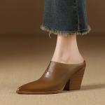 Elegantly Crafted Genuine Leather Handmade Women's Shoes(Etrj220F668-1)