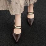 Exquisite Handcrafted Leather Women’s Shoes: Luxury & Elegance(Etrj220A5157)