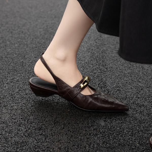 Luxury Handmade Leather Women's Shoes: Elegance Redefined(Etrj220A5156)