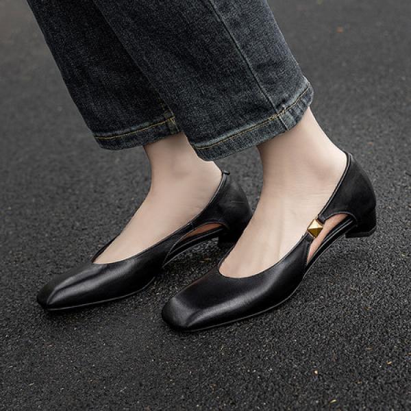 Exquisite Handcrafted Leather Women's Shoes for Elegance(Etrj220F658-6)