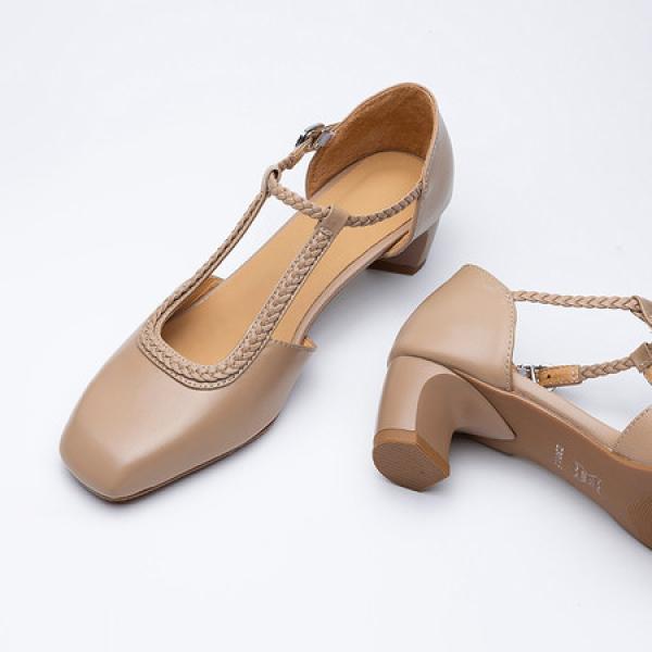 Handcrafted Genuine Leather High-End Women’s Shoes(Etrj220F688-1)