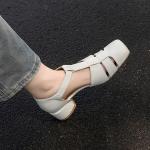 Exquisite Handcrafted Leather Heels: Elegant Luxury Footwear(Etrj220F691-1)