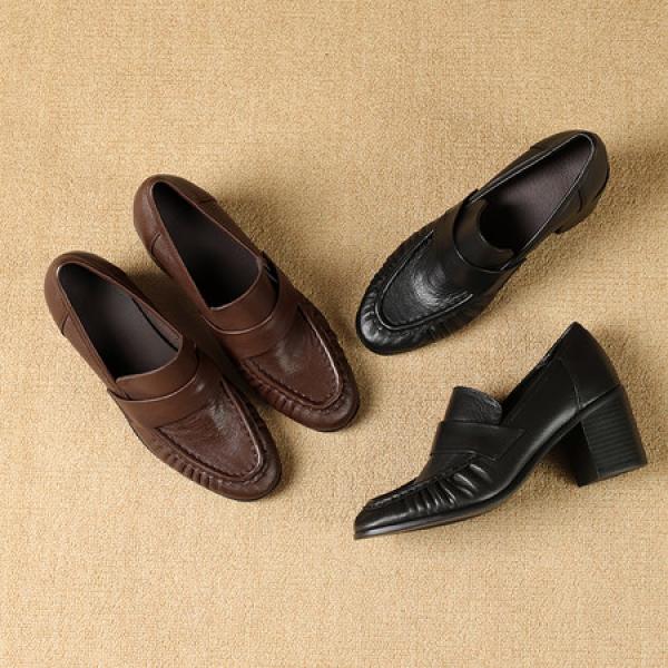 Elegant Handcrafted Leather Shoes - Luxury Quality Artistry(Etrj220A5127)