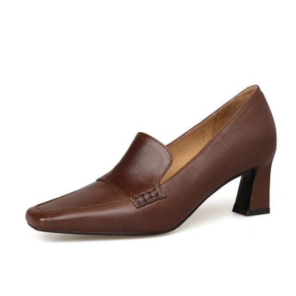 Elegant Handcrafted Genuine Leather Women's Shoes(Etrj220F673-1)