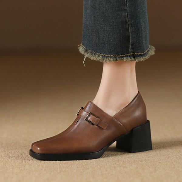 Handcrafted Luxury Leather Women's Shoes - Elegance Redefined(Etrj220A5122)