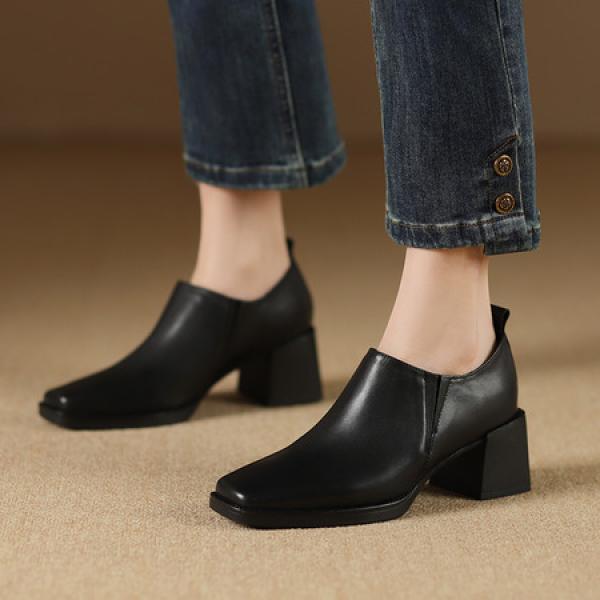 Handcrafted Luxury Leather Women's Shoes: Elegance Redefined(Etrj220A5123)