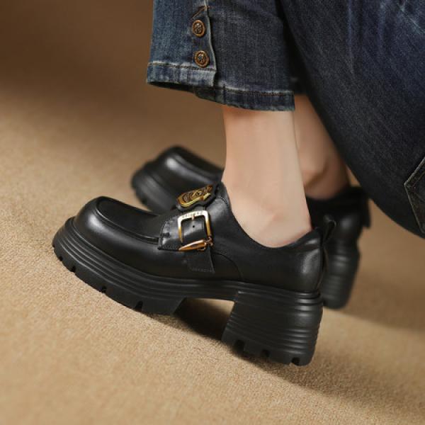 Handcrafted Luxury Leather Shoes for Elegant Women(Etrj220F709-2)