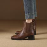 Handcrafted Genuine Leather Women's Shoes - Elegant Luxury(Etrj220J013-2)