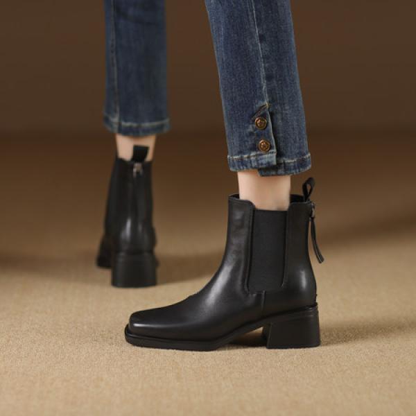 Handcrafted Genuine Leather Women's Shoes - Elegant Luxury(Etrj220J013-2)