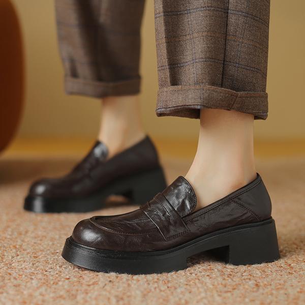 Exquisite Handmade Leather Women's Shoes: Elegance Crafted with Luxury(Etx0863TX426)