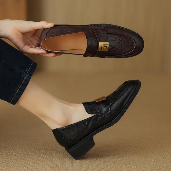 Exquisite Handmade Leather Women's Shoes: Luxury Craftsmanship & Elegance(Etx0863TX434)