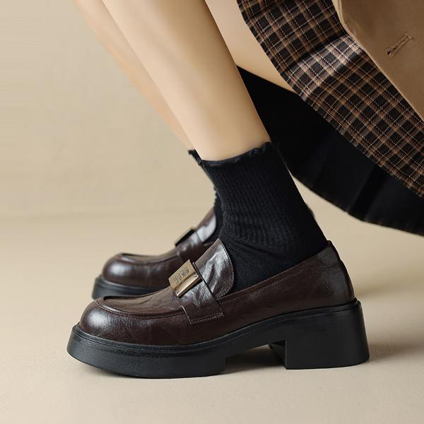 Handcrafted Luxury Leather Women's Shoes: Elegance in Every Step(Etx0863TX437)