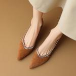 Handcrafted Genuine Leather Women's Shoes - Elegant Luxury(Etx0863TX464)