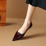 Exquisite Handmade Leather Women’s Shoes: High-End Craftsmanship for Elegance(Etx0863TX468)