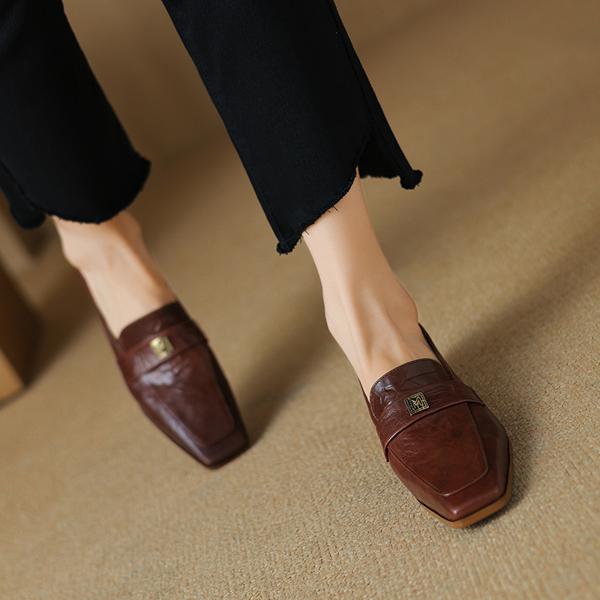 Handcrafted Leather Women's Shoes: Elegant Luxury Quality(Etx0863TX471)