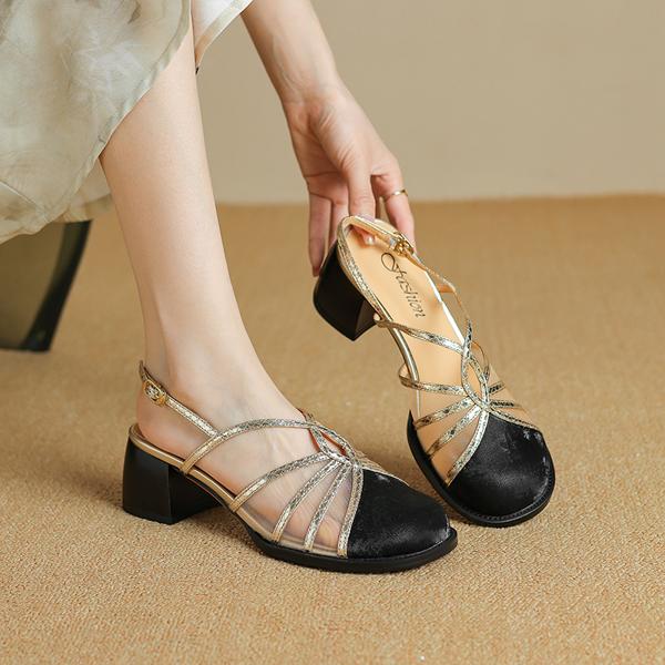 Elegant Handcrafted Leather Women's Shoes: Luxurious Quality and Craftsmanship(Etx0863TX487)