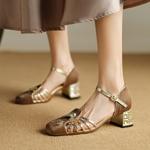 Exquisite Handmade Genuine Leather Women's Shoes for Elegant Luxury.(Etx0863TX489)