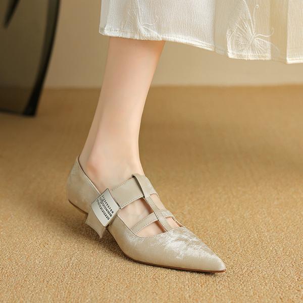 Handcrafted Luxury Leather Women's Shoes: Elegance in Every Stitch(Etx0863TX490)