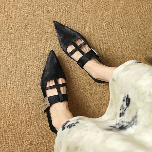 Handcrafted Luxury Leather Women's Shoes: Elegance in Every Stitch(Etx0863TX490)