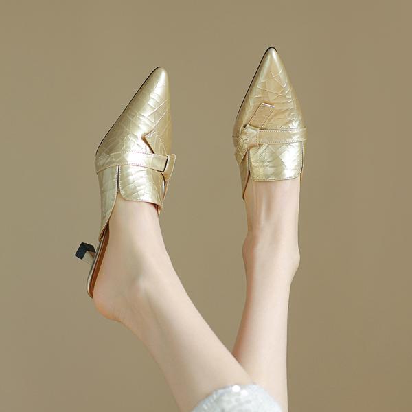 Exquisite Handcrafted Leather Women's Shoes: Luxury and Elegance Redefined(Etx0863TX501)