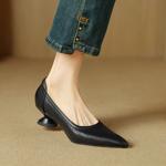 Handcrafted Luxury Leather Women's Shoes, Elegantly Made(Etx0863TX509)