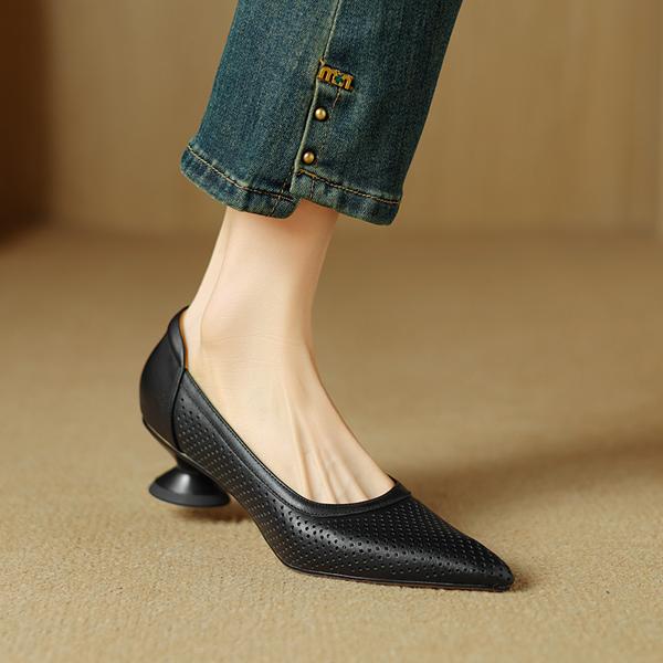 Handcrafted Luxury Leather Women's Shoes, Elegantly Made(Etx0863TX509)