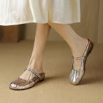 Handcrafted Genuine Leather Women's Shoes - Luxurious Elegance(Etx0863TX515)