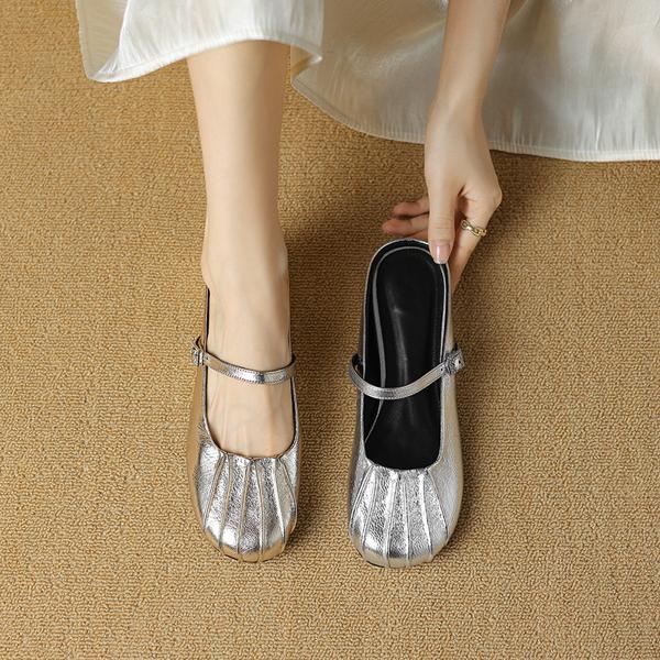 Handcrafted Genuine Leather Women's Shoes - Luxurious Elegance(Etx0863TX515)