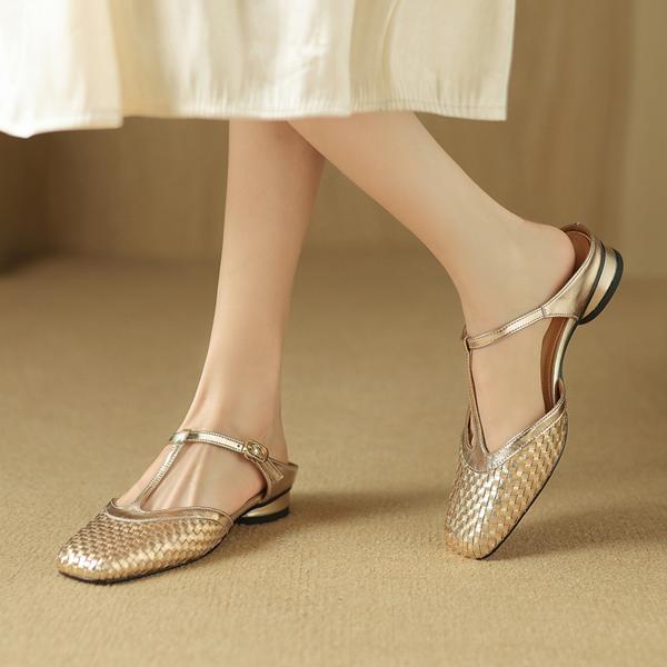 Elegant Handcrafted Leather Women’s Shoes, Luxurious Quality(Etx0863TX524)