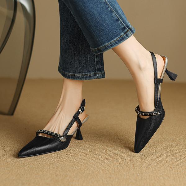 Handcrafted Luxury Leather Women's Shoes(Etx0863TX534)