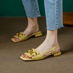 Crafted Elegance: Luxurious Handmade Leather Women's Shoes(Etx0863TX734)