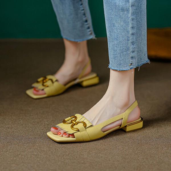 Crafted Elegance: Luxurious Handmade Leather Women's Shoes(Etx0863TX734)