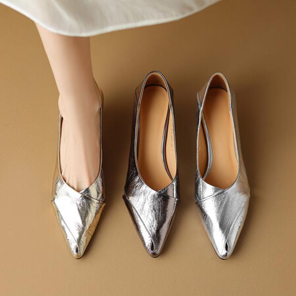 Handcrafted Leather Women's Shoes: Elegant Luxury(Etx0863TX461-2)