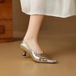 Handcrafted Leather Women's Shoes: Elegant Luxury(Etx0863TX461-2)