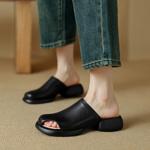 Exquisite Handmade Leather Women's Shoes: Luxury & Elegance(Etx0863TX478-2)