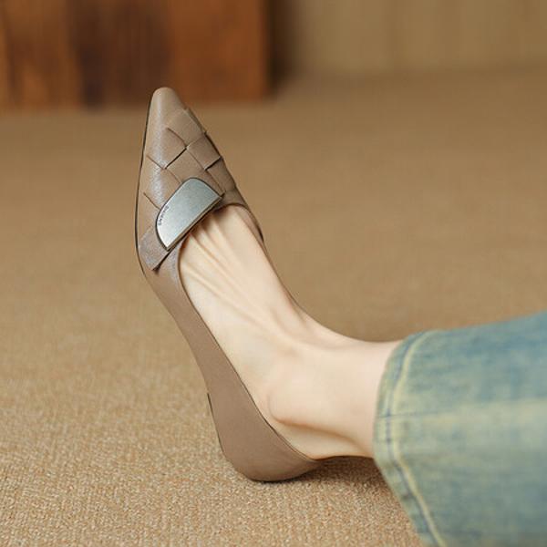 Exquisite Handcrafted Leather Women's Shoes: Luxury and Elegance Redefined(Etx0863TX462-2)