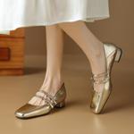 Handcrafted Genuine Leather Women's Shoes: Luxurious, Elegant, and High-Quality.(Etx0863TX452-2)