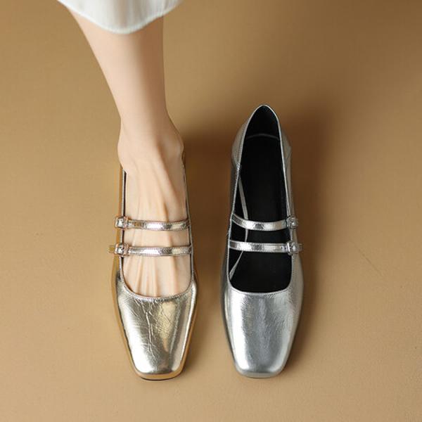 Handcrafted Genuine Leather Women's Shoes: Luxurious, Elegant, and High-Quality.(Etx0863TX452-2)