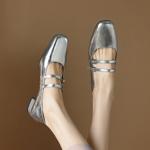 Handcrafted Genuine Leather Women's Shoes: Luxurious, Elegant, and High-Quality.(Etx0863TX452-2)