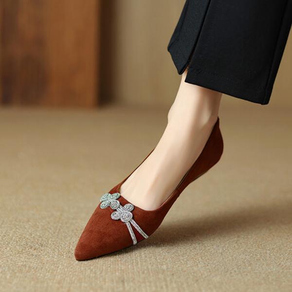 Handcrafted Luxury Leather Women's Shoes: Elegance in Every Step(Etx0863TX457-2)