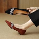 Handcrafted Luxury Leather Women's Shoes: Elegance in Every Step(Etx0863TX457-2)