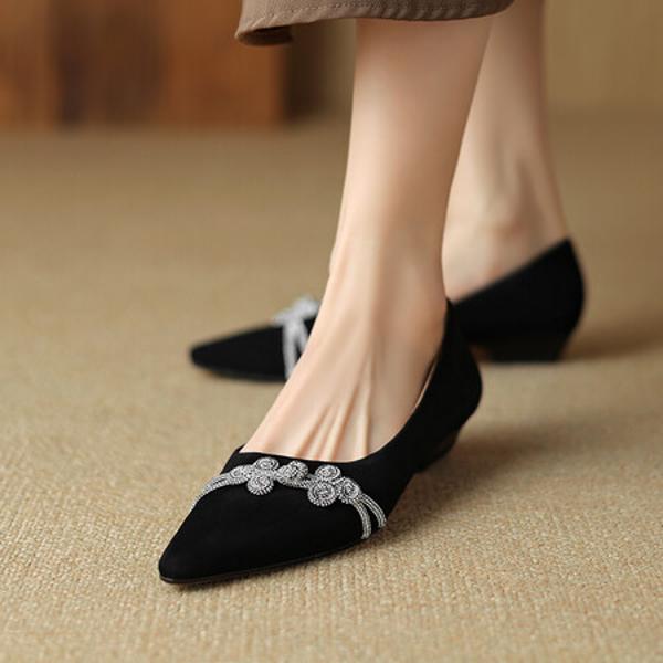 Handcrafted Luxury Leather Women's Shoes: Elegance in Every Step(Etx0863TX457-2)