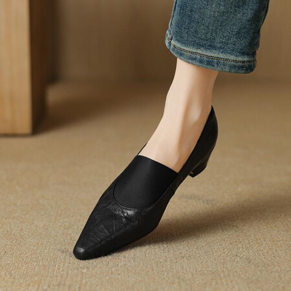 Elegant Luxury Handmade Leather Women’s Shoes(Etx0863TX473-2)