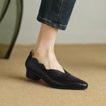 Handcrafted Luxury Leather Women's Shoes - An Elegant Choice(Etx0863TX482-2)