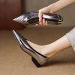 Luxurious Handcrafted Genuine Leather Women's Shoes(Etx0863TX566)