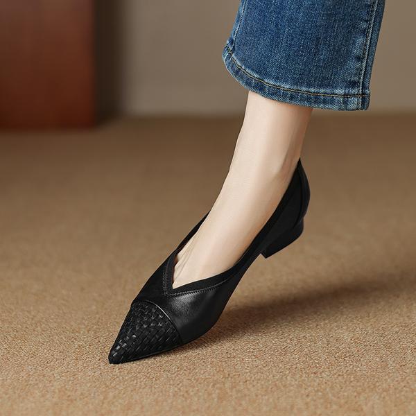 Luxurious Handcrafted Genuine Leather Women's Shoes(Etx0863TX566)