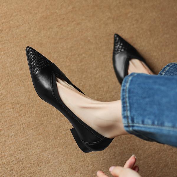 Luxurious Handcrafted Genuine Leather Women's Shoes(Etx0863TX566)