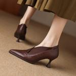 Handcrafted Leather Women's Shoes: Elegance in Every Detail(Etx0863TX583)