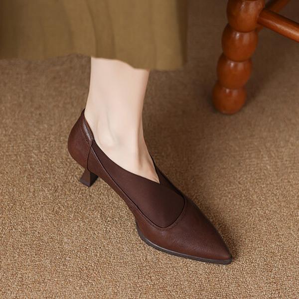 Handcrafted Leather Women's Shoes: Elegance in Every Detail(Etx0863TX583)